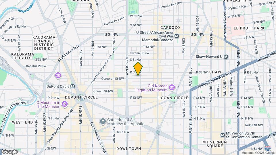 1620 15th St NW Mapa y Detalles de la Ubicación