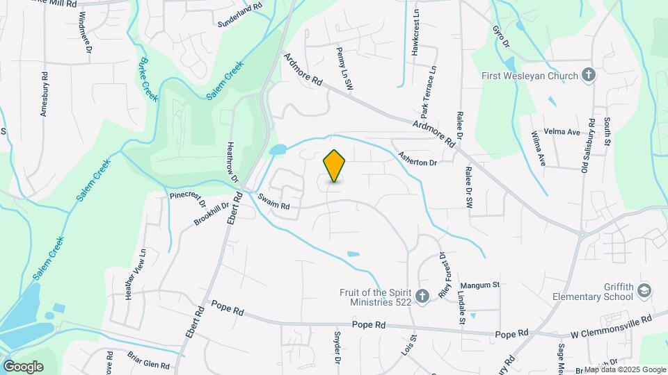 1925 Cedar Ridge Ln Map and Location Details