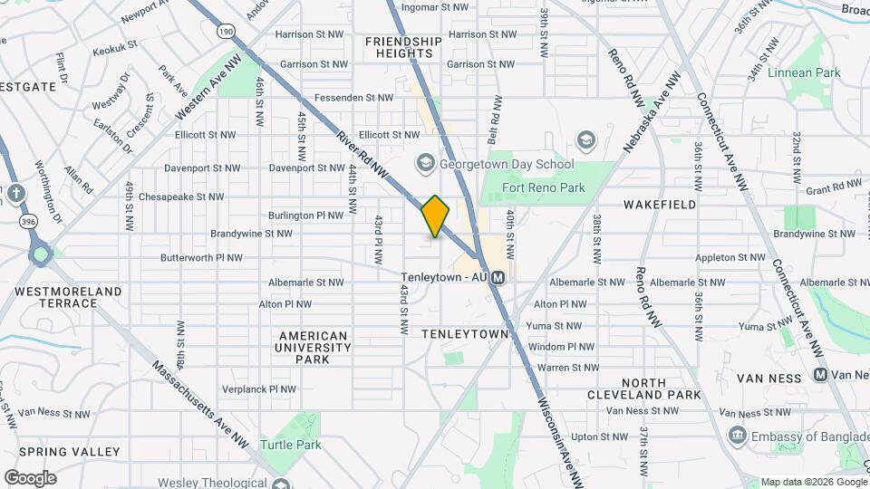 Seabury at Friendship Terrace Mapa y Detalles de la Ubicación