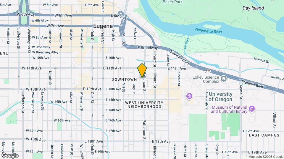 580-598 E 12th Ave Mapa y Detalles de la Ubicación