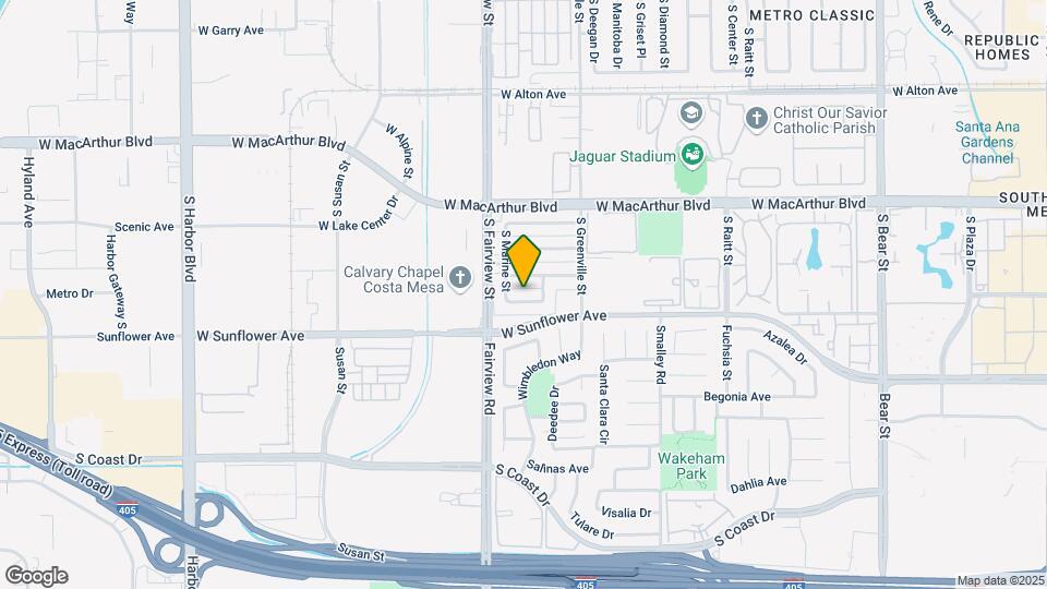 2727 W Keller Ave Mapa y Detalles de la Ubicación