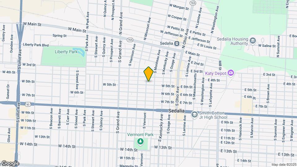416 W 5th Map and Location Details