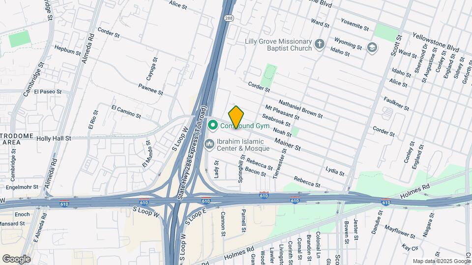 3433 Lydia St Mapa y Detalles de la Ubicación