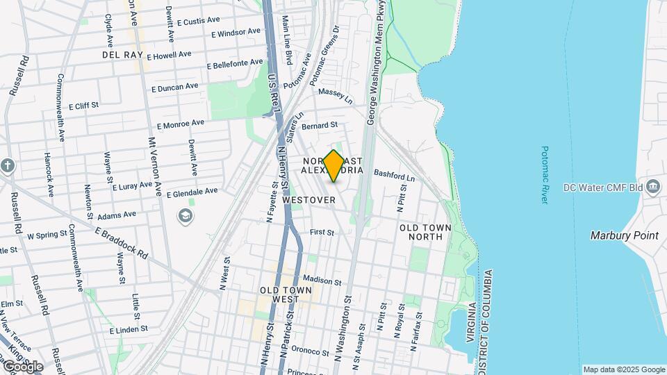 1134 Portner Rd Map and Location Details
