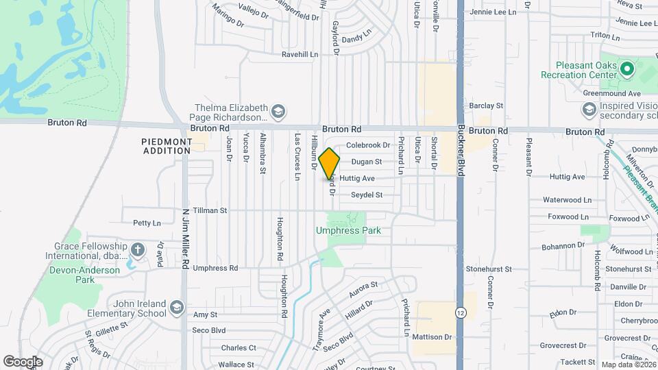 1939 Gaylord Dr Map and Location Details