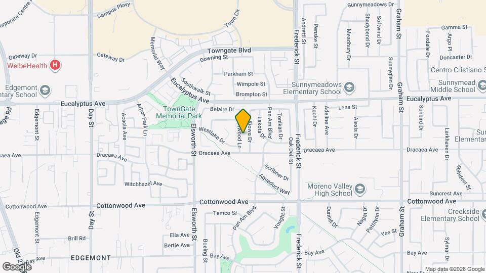 13162 Brentwood Ln Map and Location Details