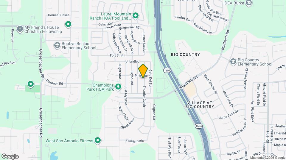 2615 Thunder Gulch Map and Location Details