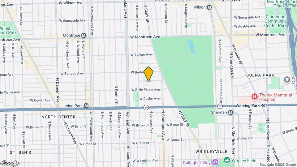 1445 W Warner Ave Map and Location Details