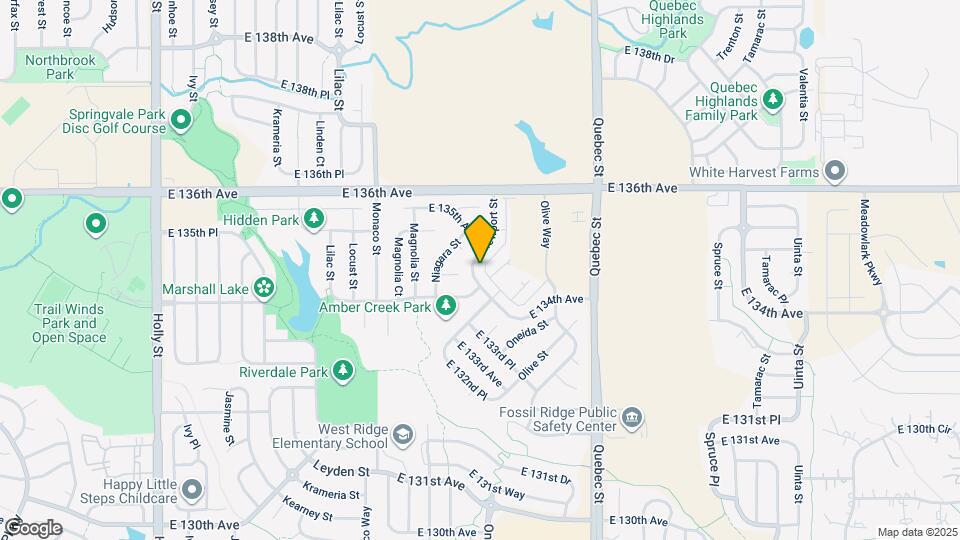 13467 Oneida Ln Map and Location Details
