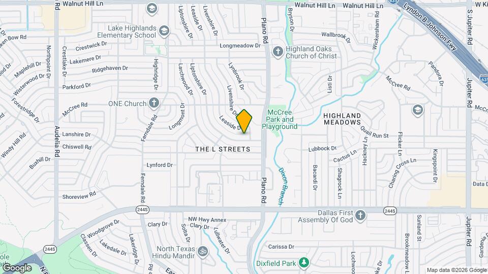 8834 Liptonshire Dr Map and Location Details