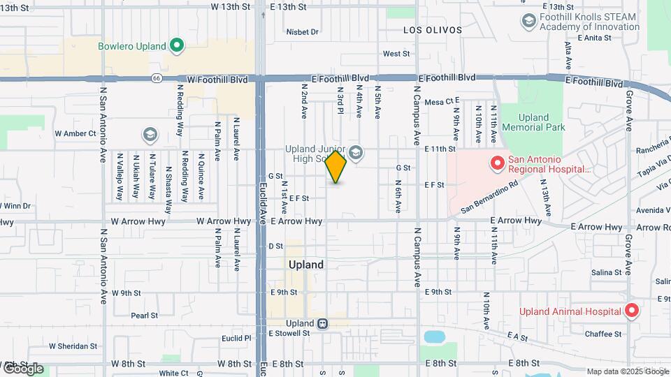 640 N 3rd Ave Map and Location Details