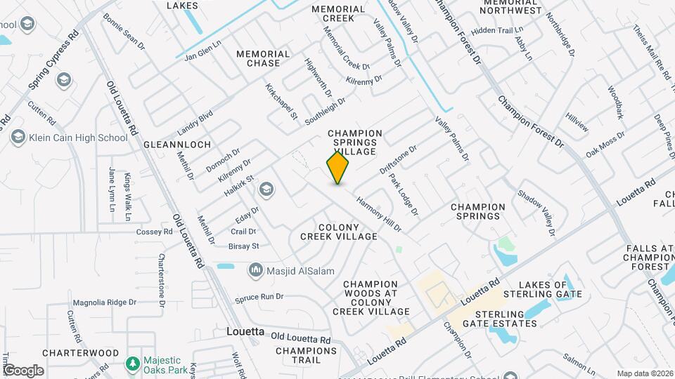 17403 Harmony Hill Dr Map and Location Details