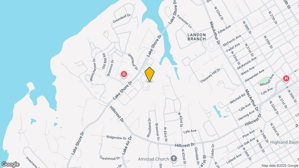 4502 Lake Shore Dr Map and Location Details