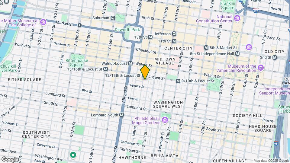 247 S 13th St Mapa y Detalles de la Ubicación