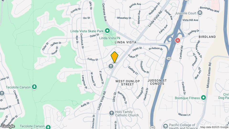 7002 Linda Vista Rd Map and Location Details