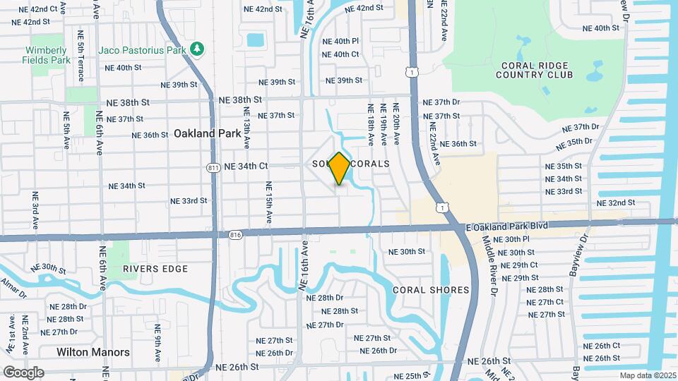3350 NE 17th Ave, Unit A Mapa y Detalles de la Ubicación