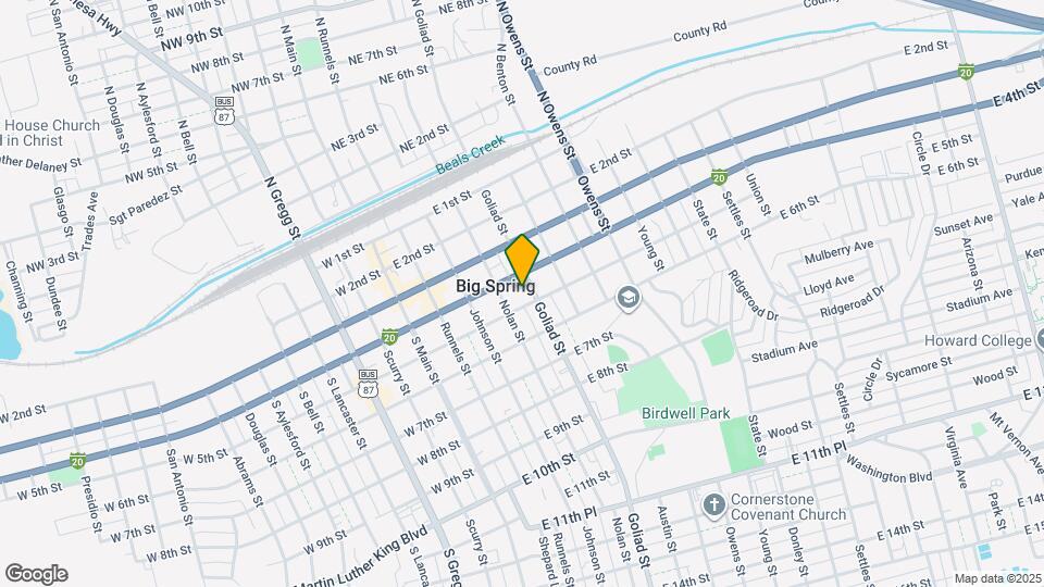 406 Goliad St Mapa y Detalles de la Ubicación