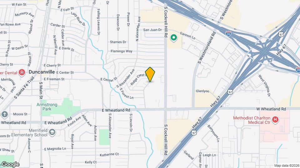 222 Creekwood Ct Mapa y Detalles de la Ubicación