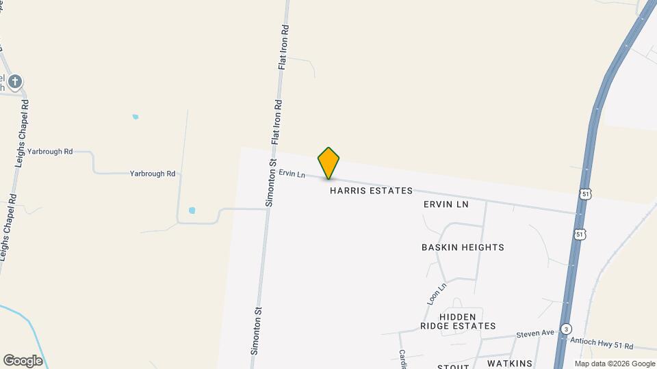 479 Ervin Ln Mapa y Detalles de la Ubicación