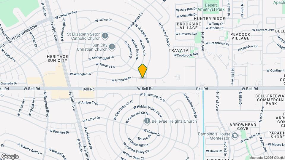 9507 W Granada Dr Map and Location Details