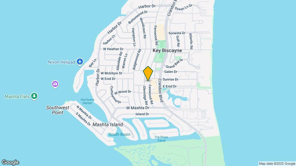 640 Fernwood Rd Mapa y Detalles de la Ubicación