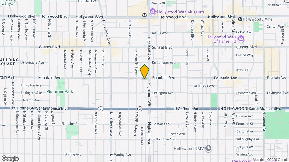 1250 N Citrus Ave, Unit Citrus home sweet home Mapa y Detalles de la Ubicación