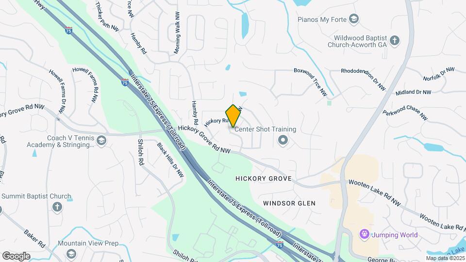 4564 Hickory Forest Dr NW Map and Location Details
