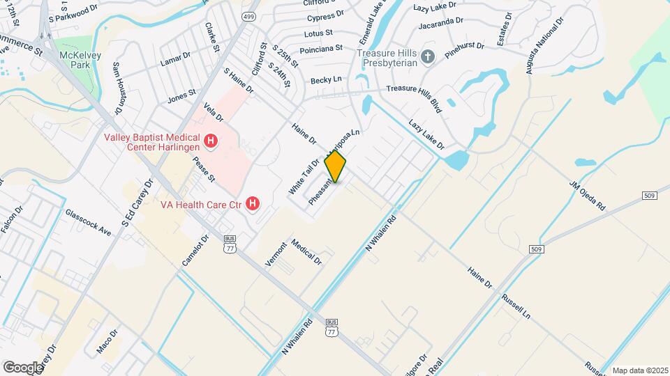2017 Treasure Oaks Dr Map and Location Details