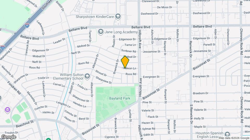 6401 Rowan Ln Map and Location Details