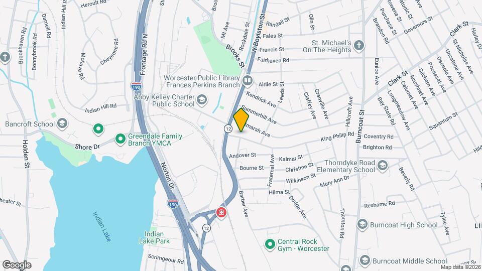 19 King Philip Rd, Unit 19 king philip rd worcester,ma apt 2 Map and Location Details