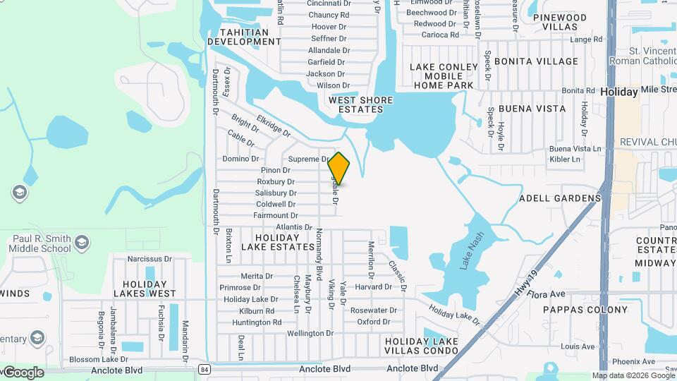 1624 Springdale Dr Map and Location Details