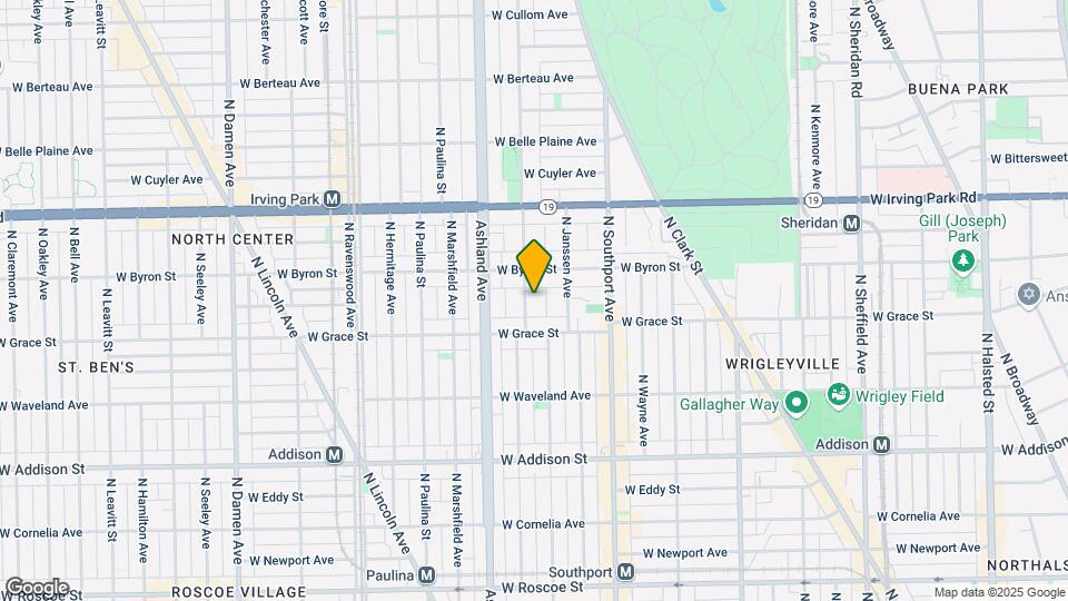 3833 N Greenview Ave, Unit 1 Map and Location Details