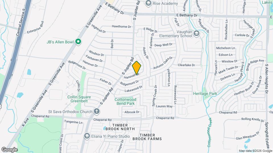 620 Hanover Dr Map and Location Details