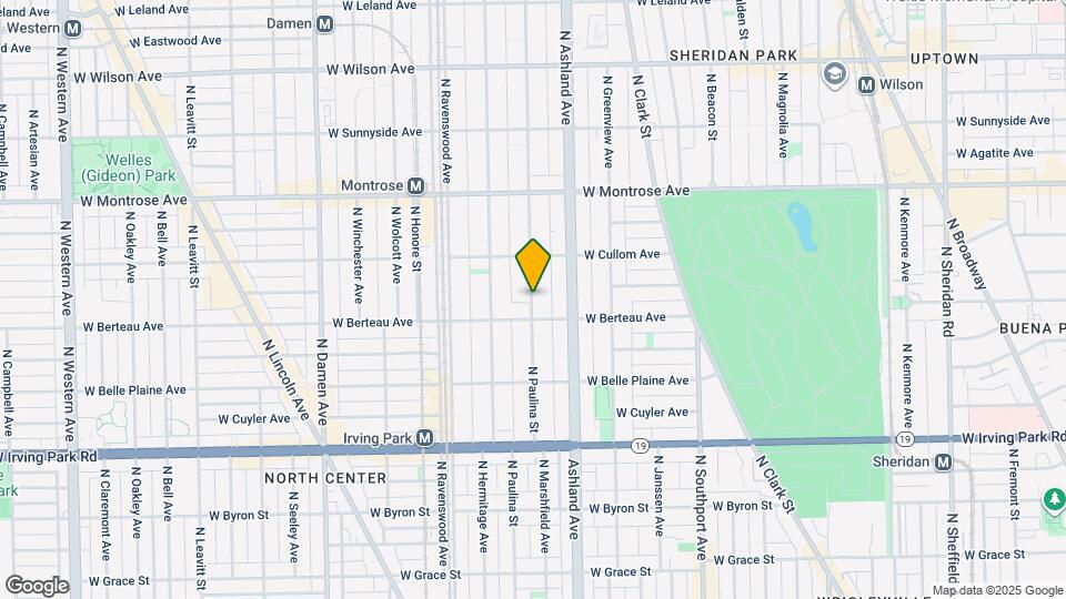 4229 N Paulina St Map and Location Details