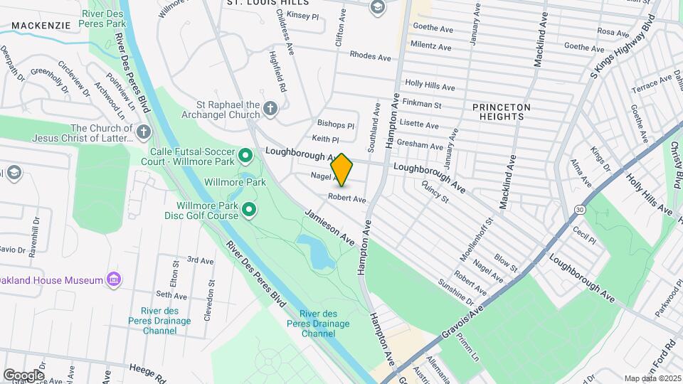 5857 Robert Ave Map and Location Details