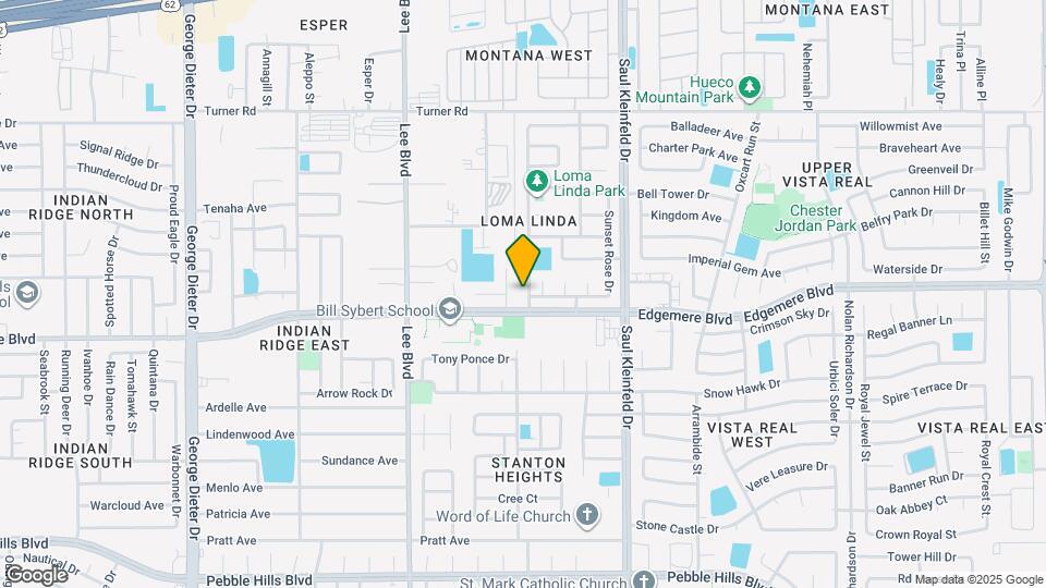 3413 Yellow Rose St Map and Location Details