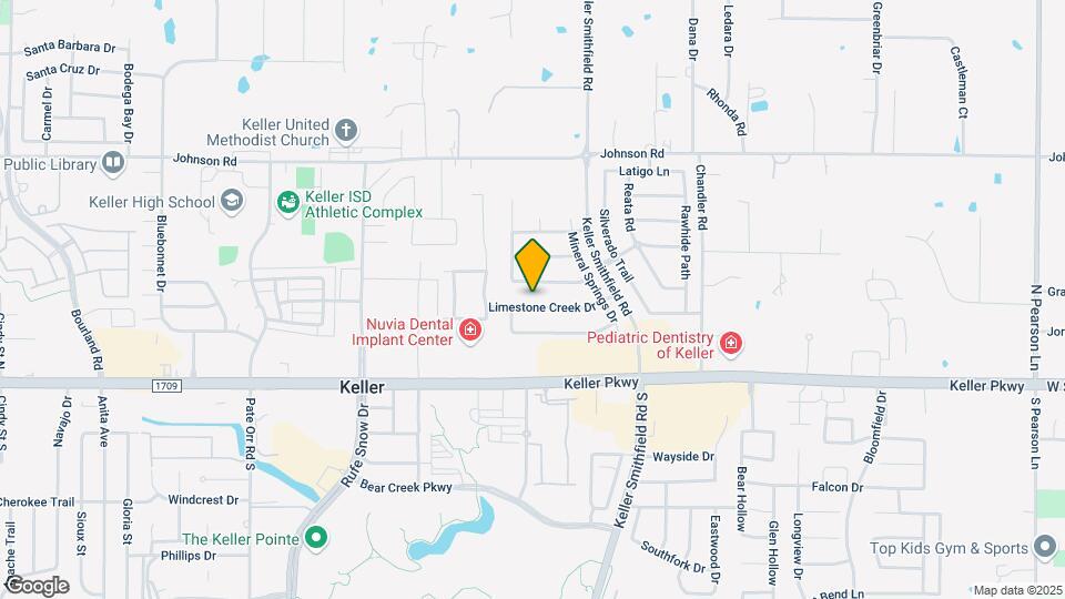 1211 Limestone Creek Dr Map and Location Details