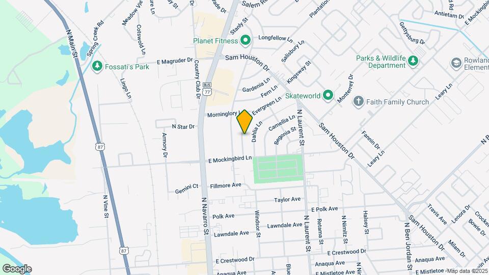 4704 Evergreen Ln Map and Location Details