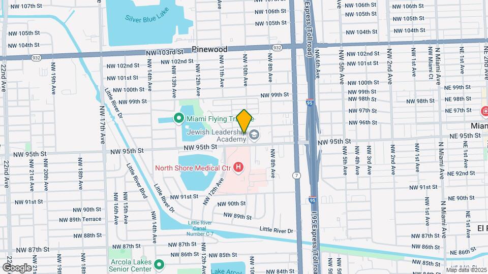 1000 NW 95th Ter Mapa y Detalles de la Ubicación