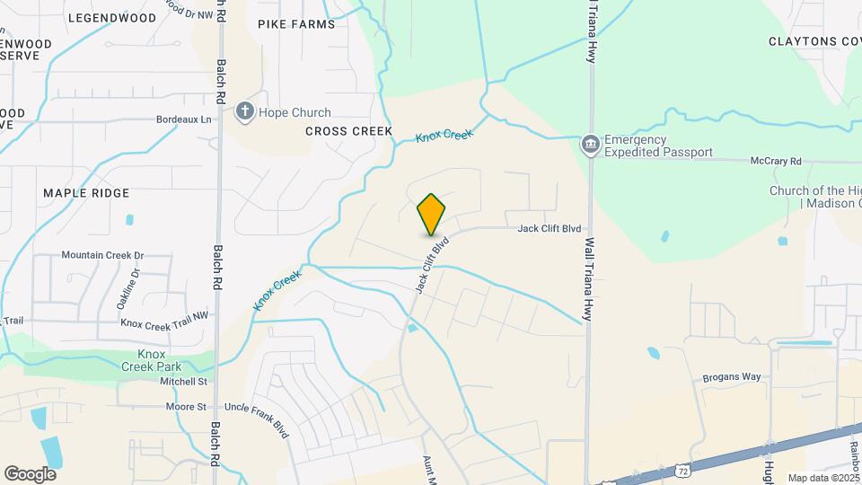 102 Clift Crk Dr Map and Location Details