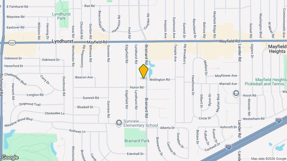 1620 Brainard Rd Map and Location Details