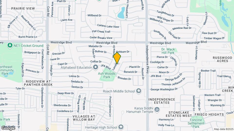 2105 Lanshire Dr Map and Location Details