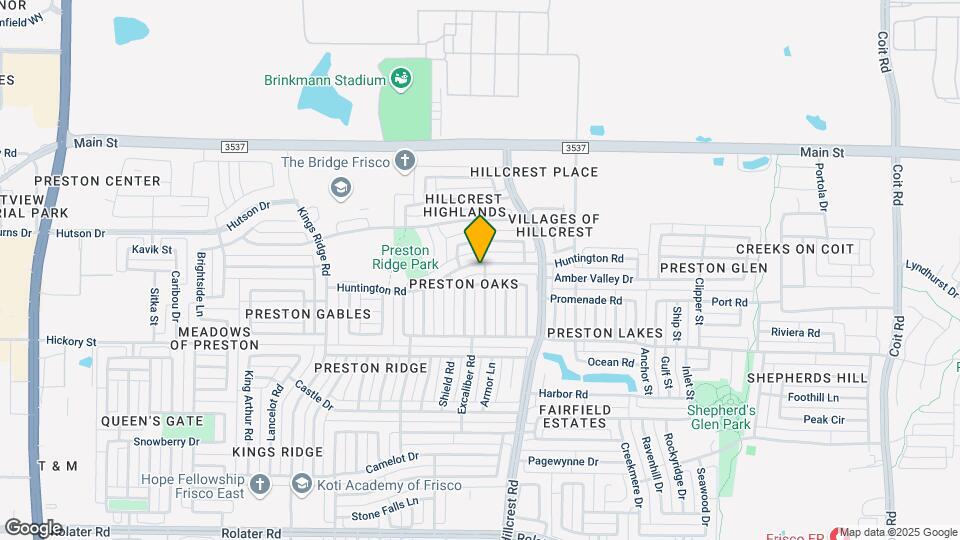 10809 Huntington Rd Map and Location Details