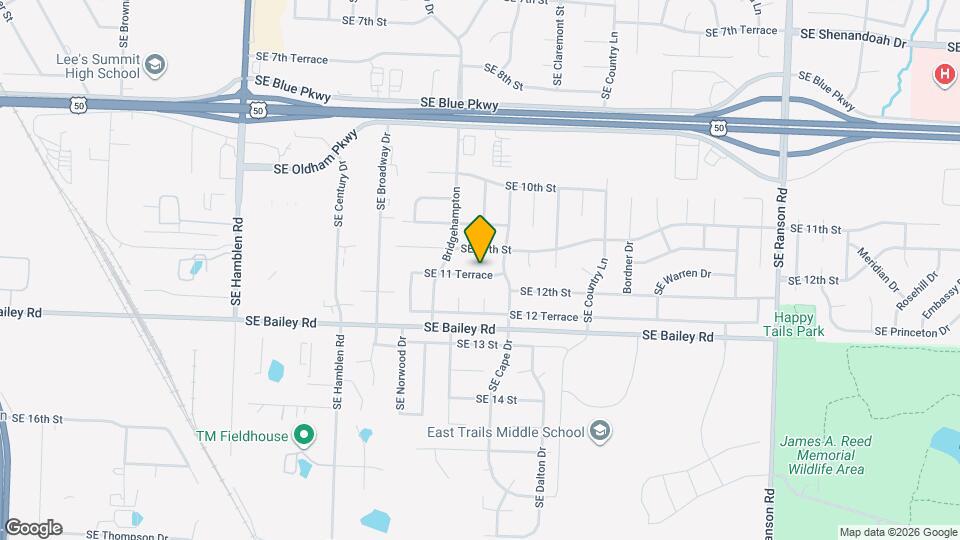 824 SE 11 Terrace Map and Location Details