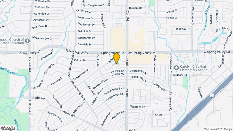 7939 Greenhollow Ln Map and Location Details