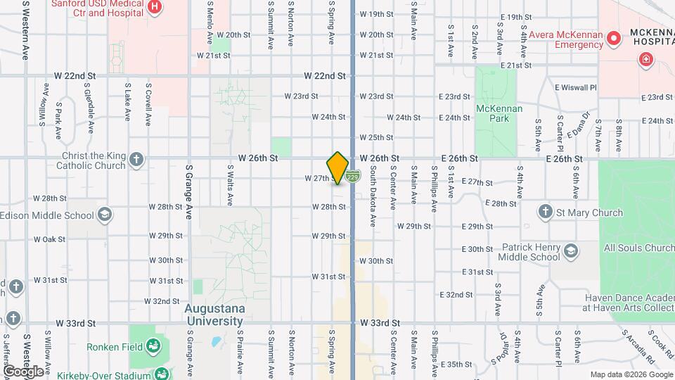 1912 S Spring Ave Map and Location Details