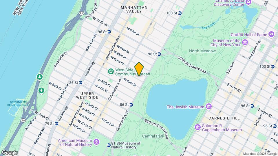 5 West 91st Street Map and Location Details