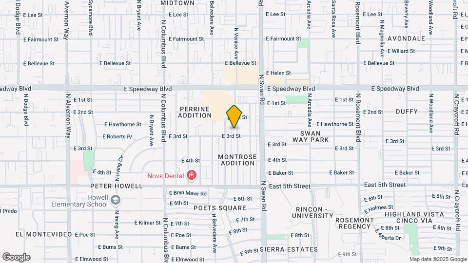915 N Venice Ave Map and Location Details