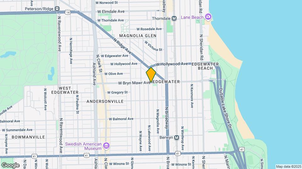 1255 W. Bryn Mawr Map and Location Details