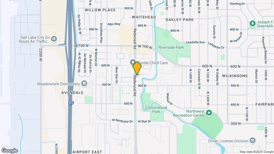 548 N Redwood Rd Map and Location Details